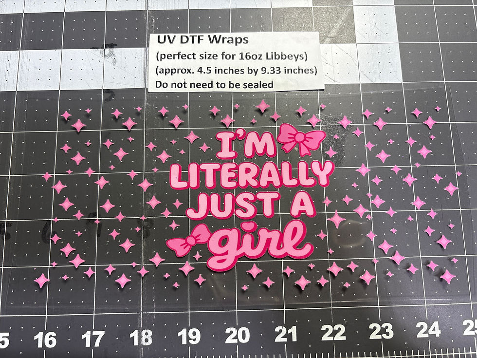 UVDTF WRAP- Just a Girl