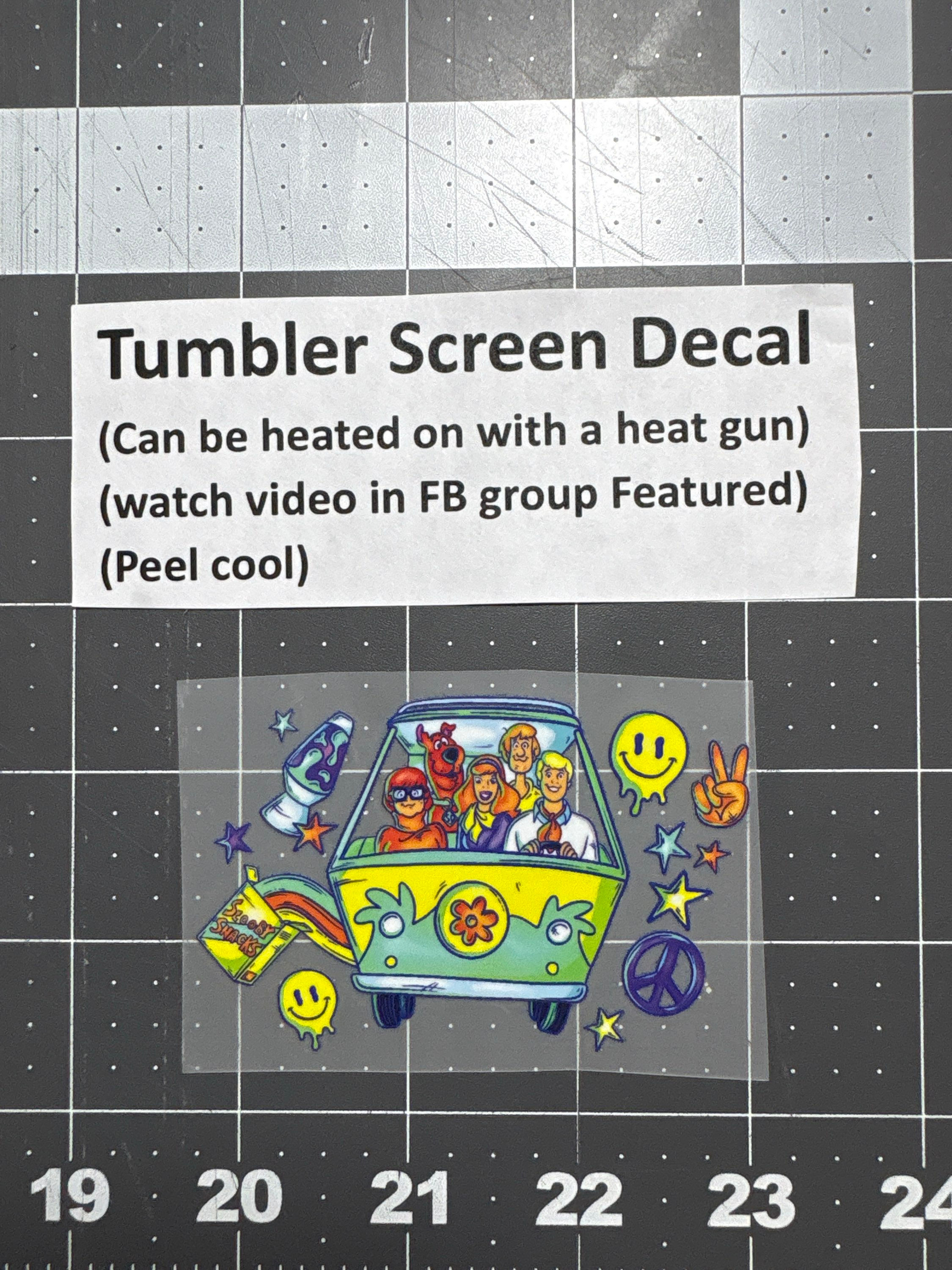 Tumbler Screen- Scooby Crew Van