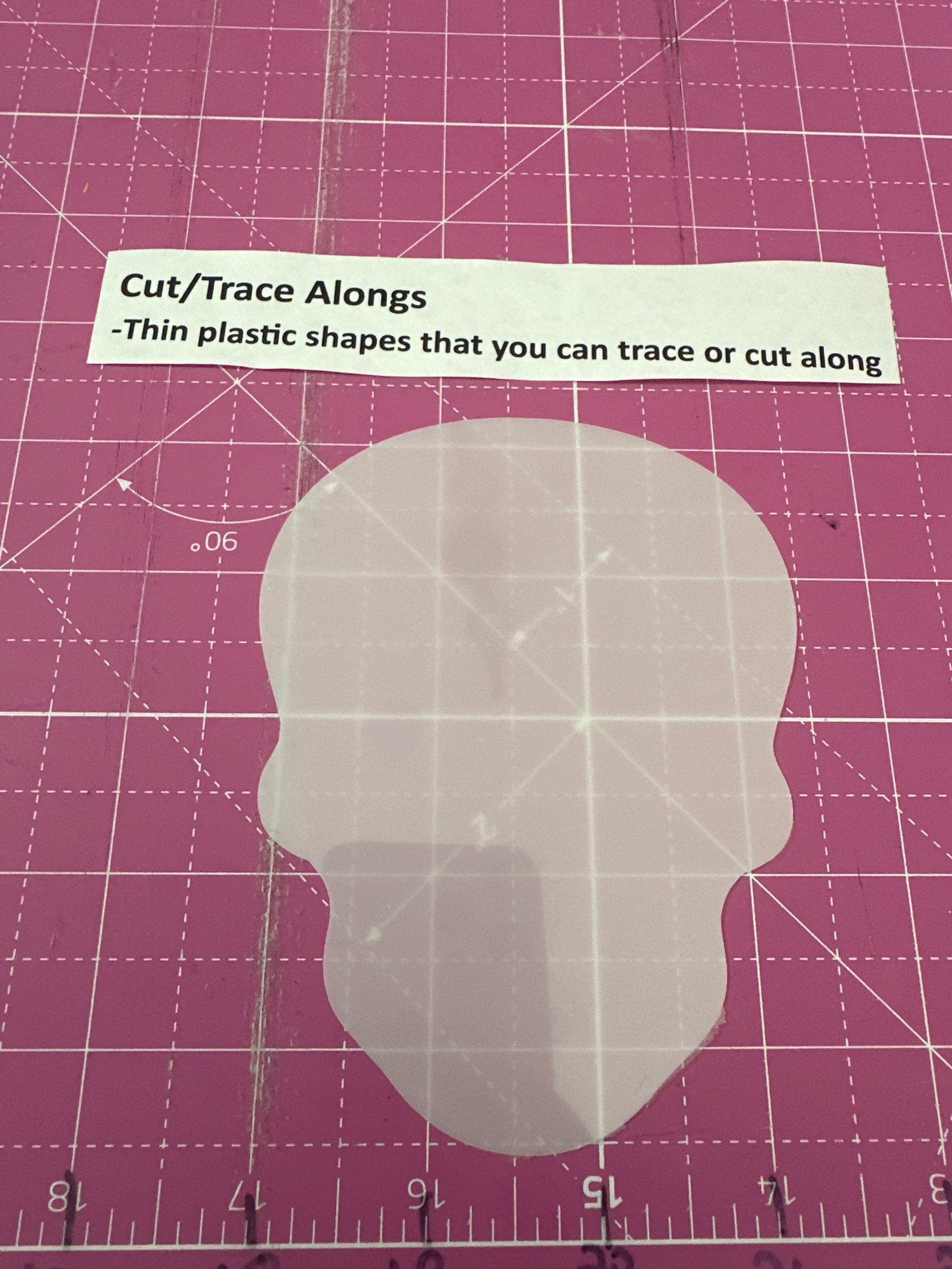 Cut Along- Skull Shape