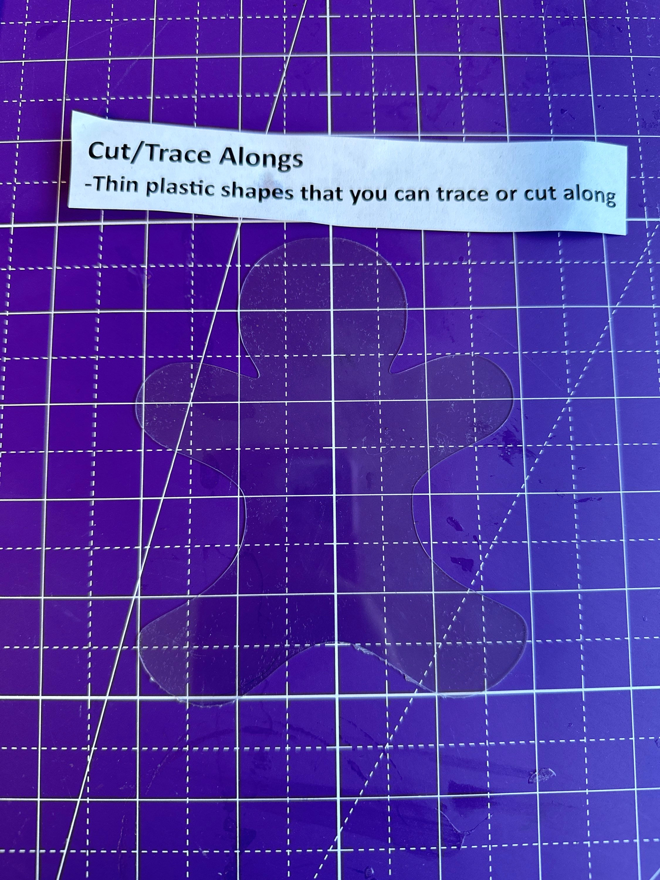 Cut Along- Gingerbread Man