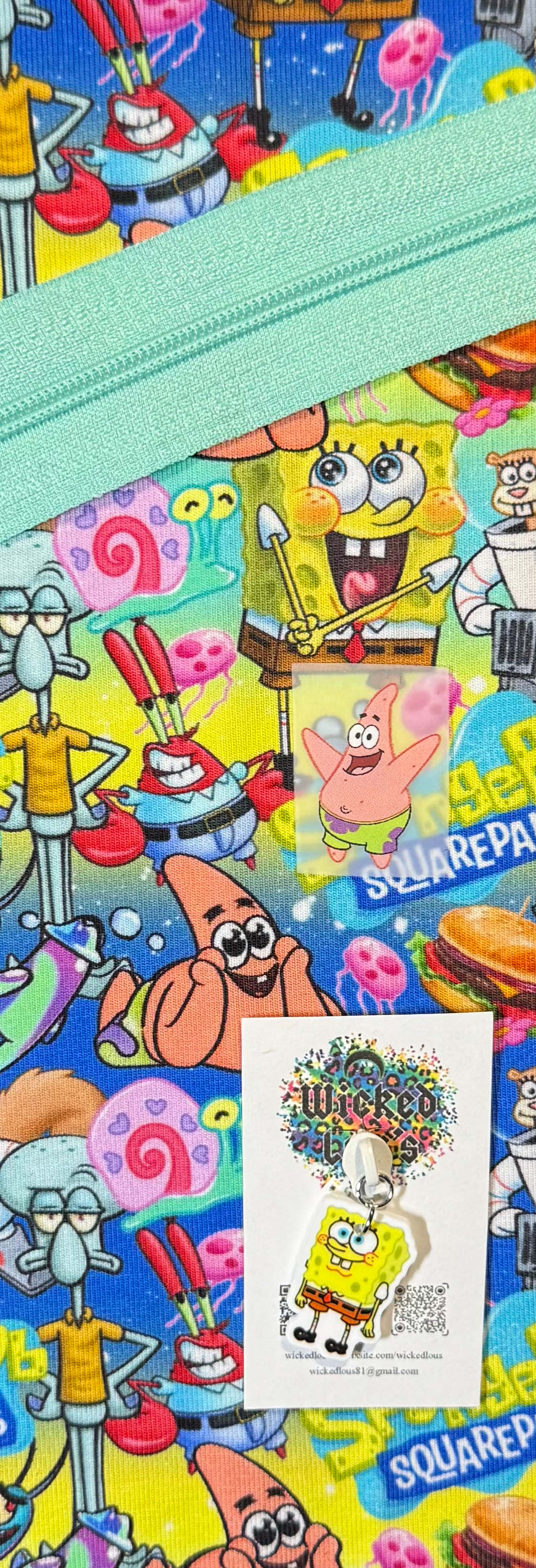 PEN Fabric Zipper Kit- SpongeB