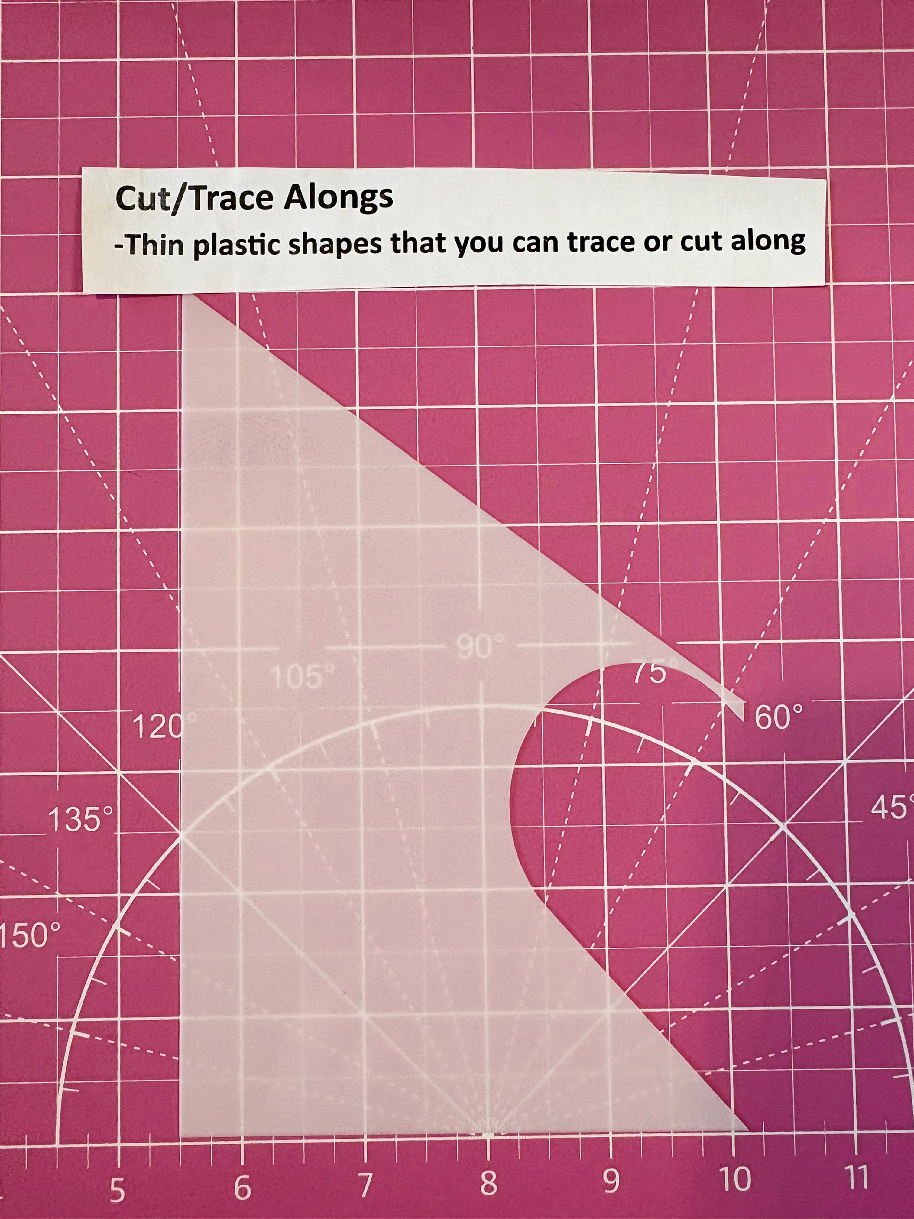 Cut Along Template- Heart Zipper Cut Along Template 20-24oz