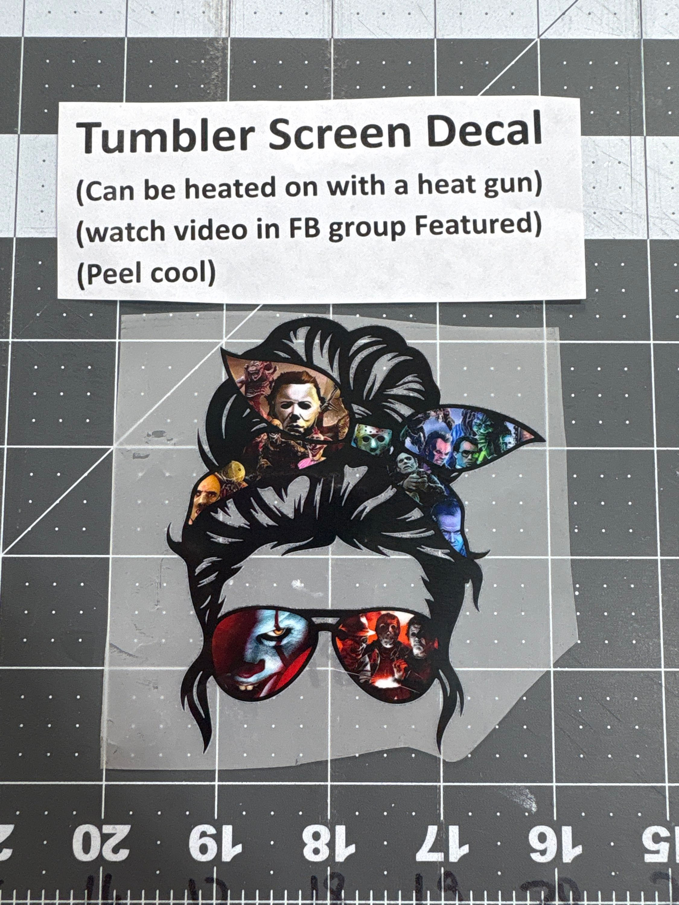 Tumbler Screen- Horror Mama