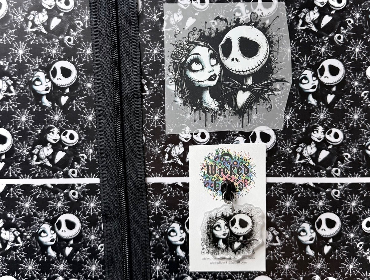 40oz Handle Vinyl Zipper Kit- Jac Sal B&W