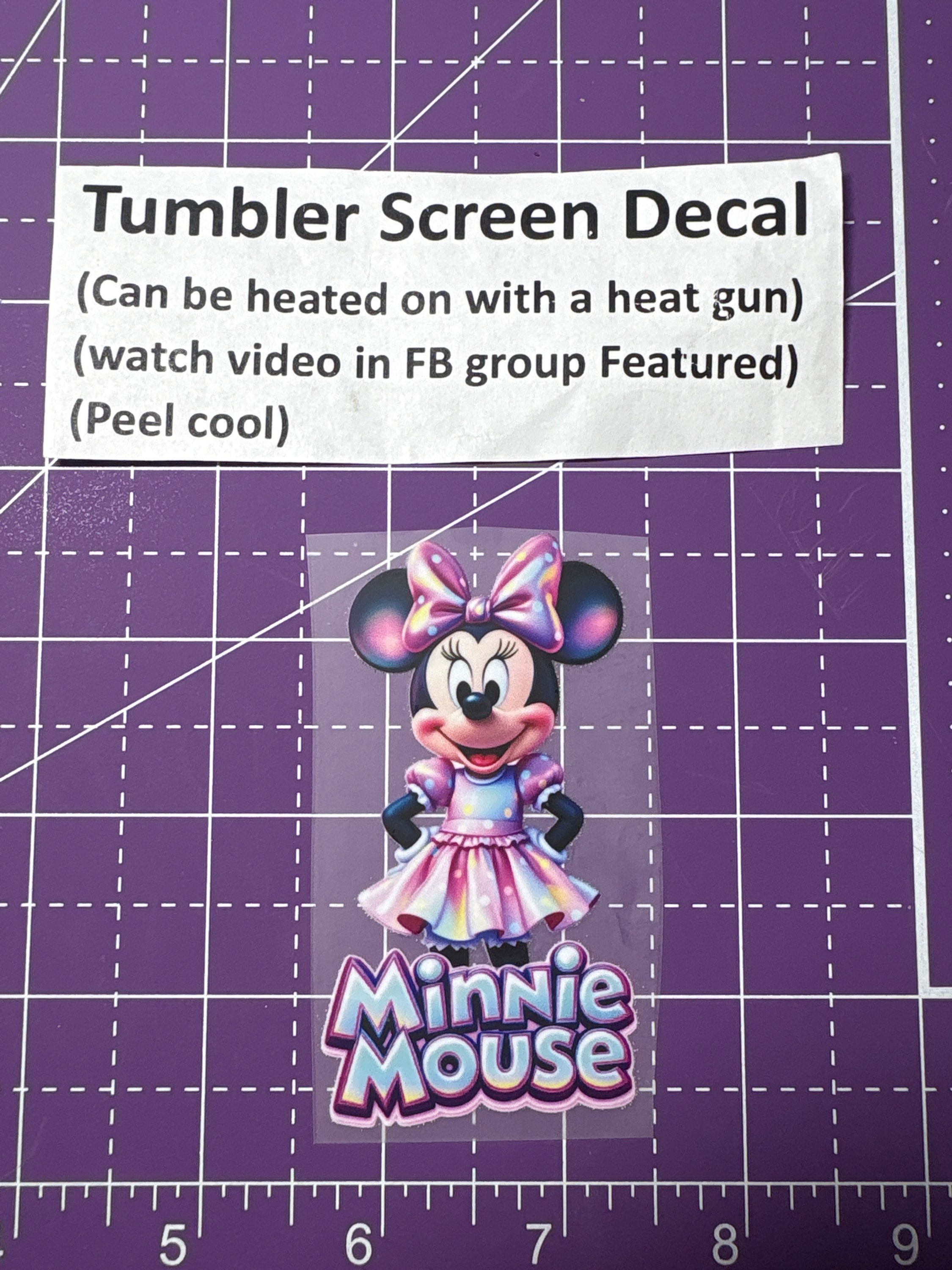 Tumbler Screen- Min Pastel 