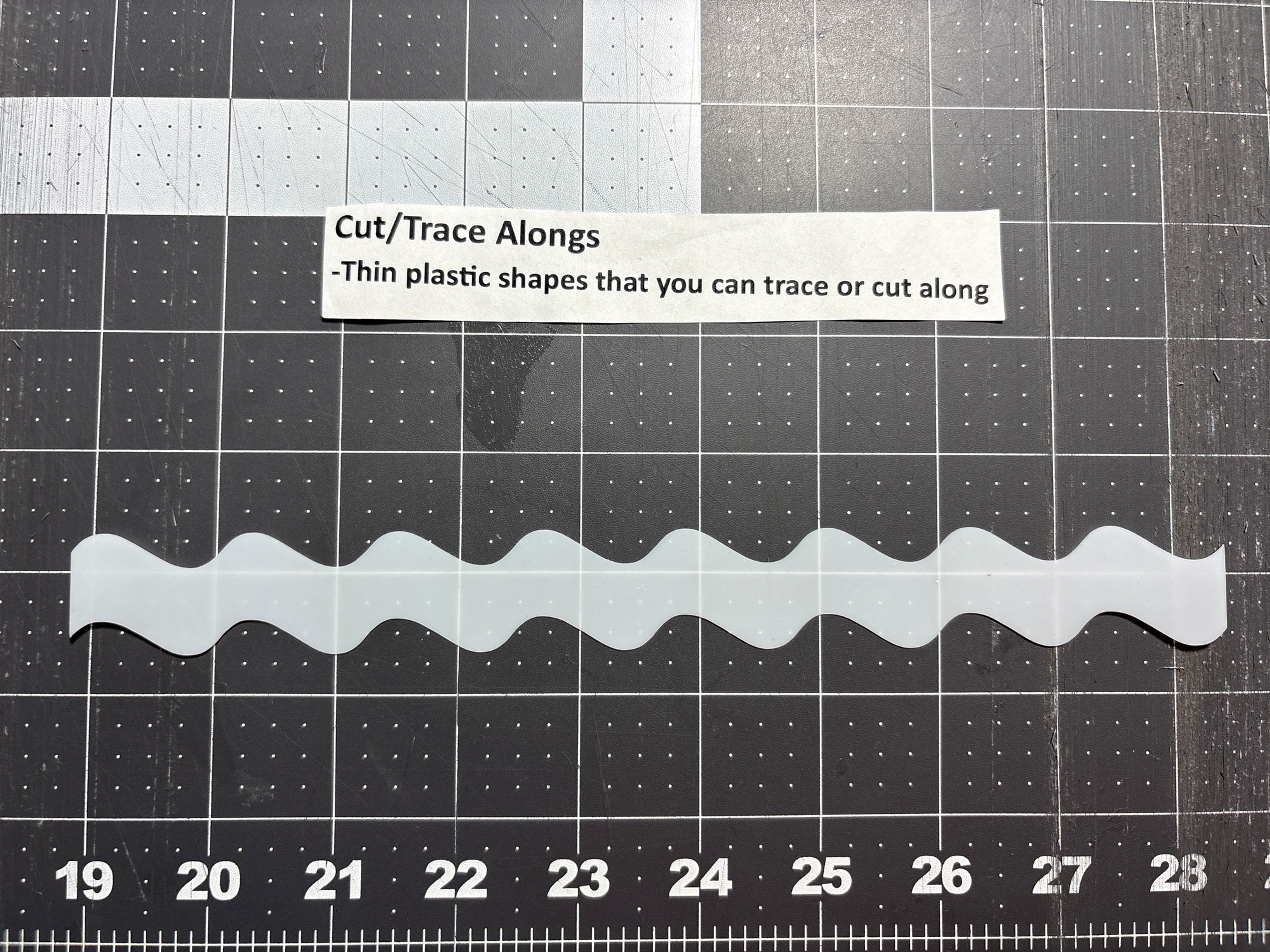 Cut/ Trace Along- Ocean Wave Edge