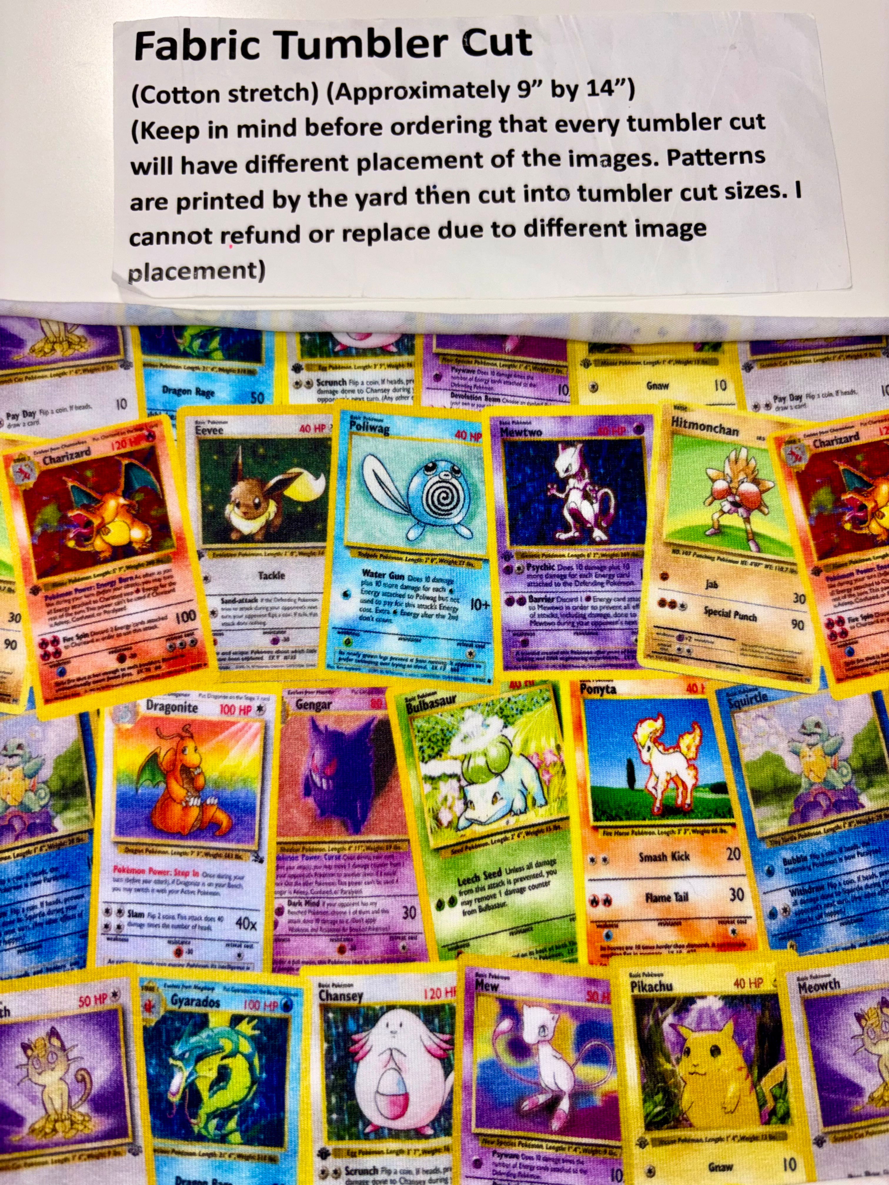 Fabric- Poke Cards
