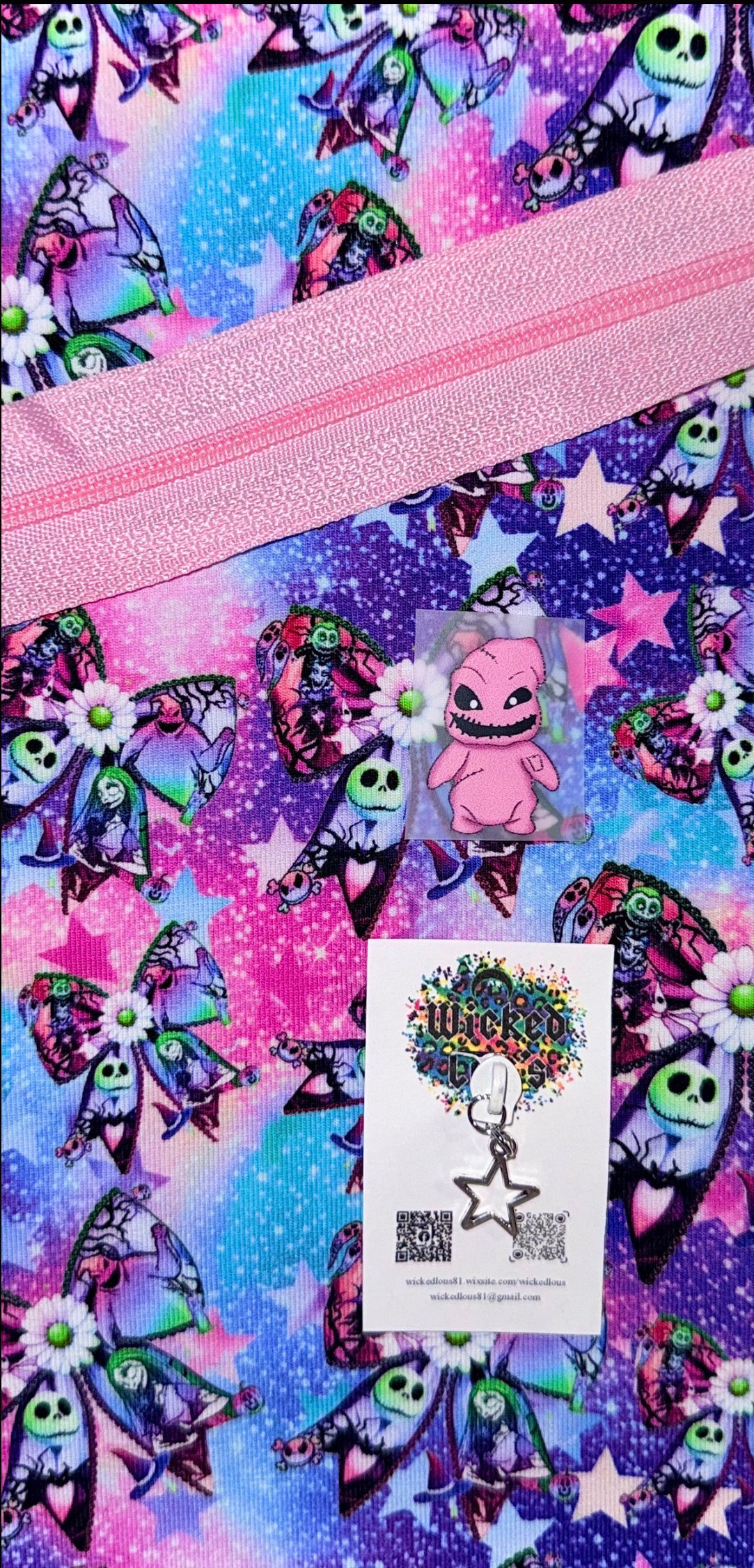 PEN Fabric Zipper Kit- NBC Pastel Bows