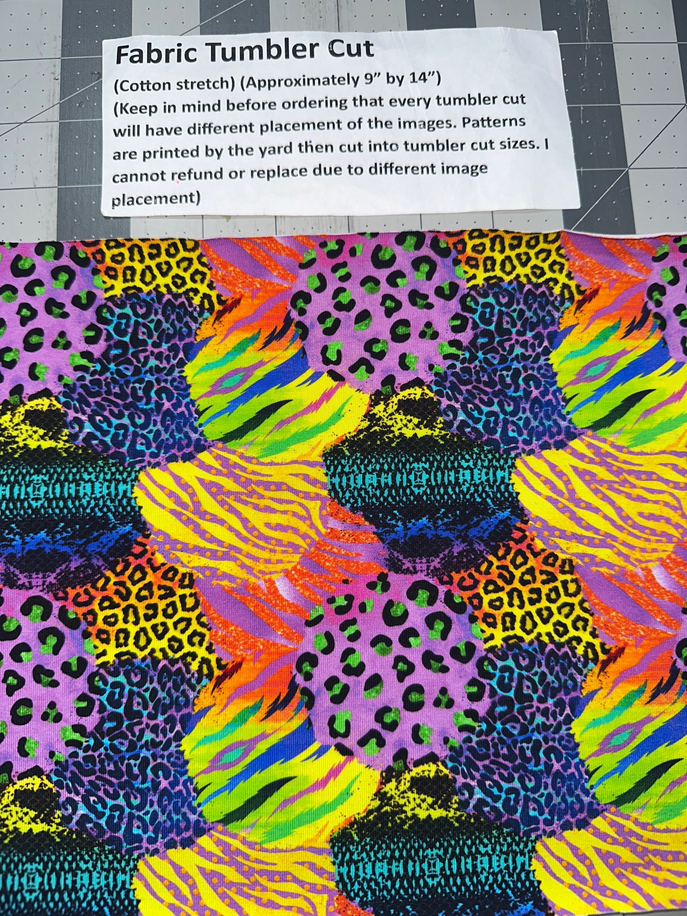 Fabric- Neon Patterns
