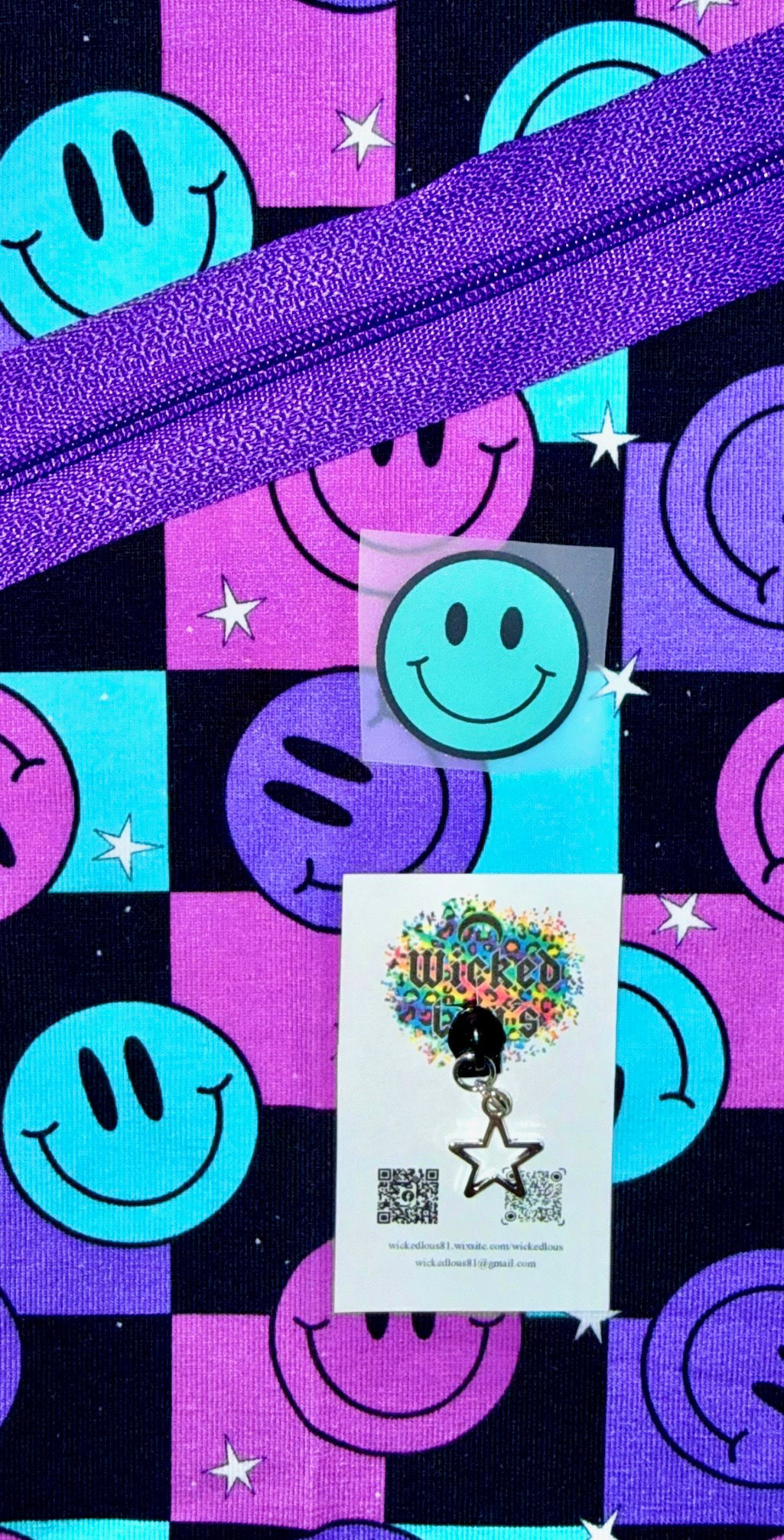 PEN Fabric Zipper Tumbler Kit- Checkered Smiley’s 