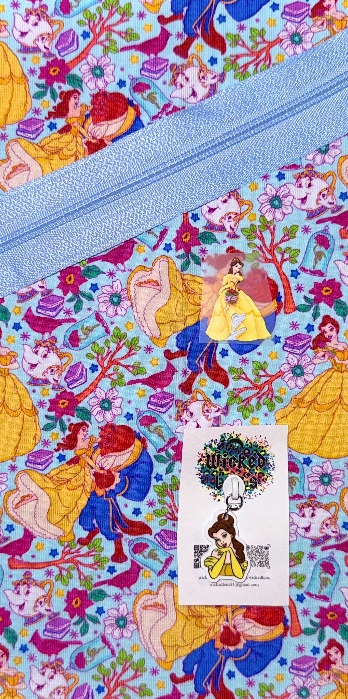 PEN Fabric Zipper Kit- Belle Princess