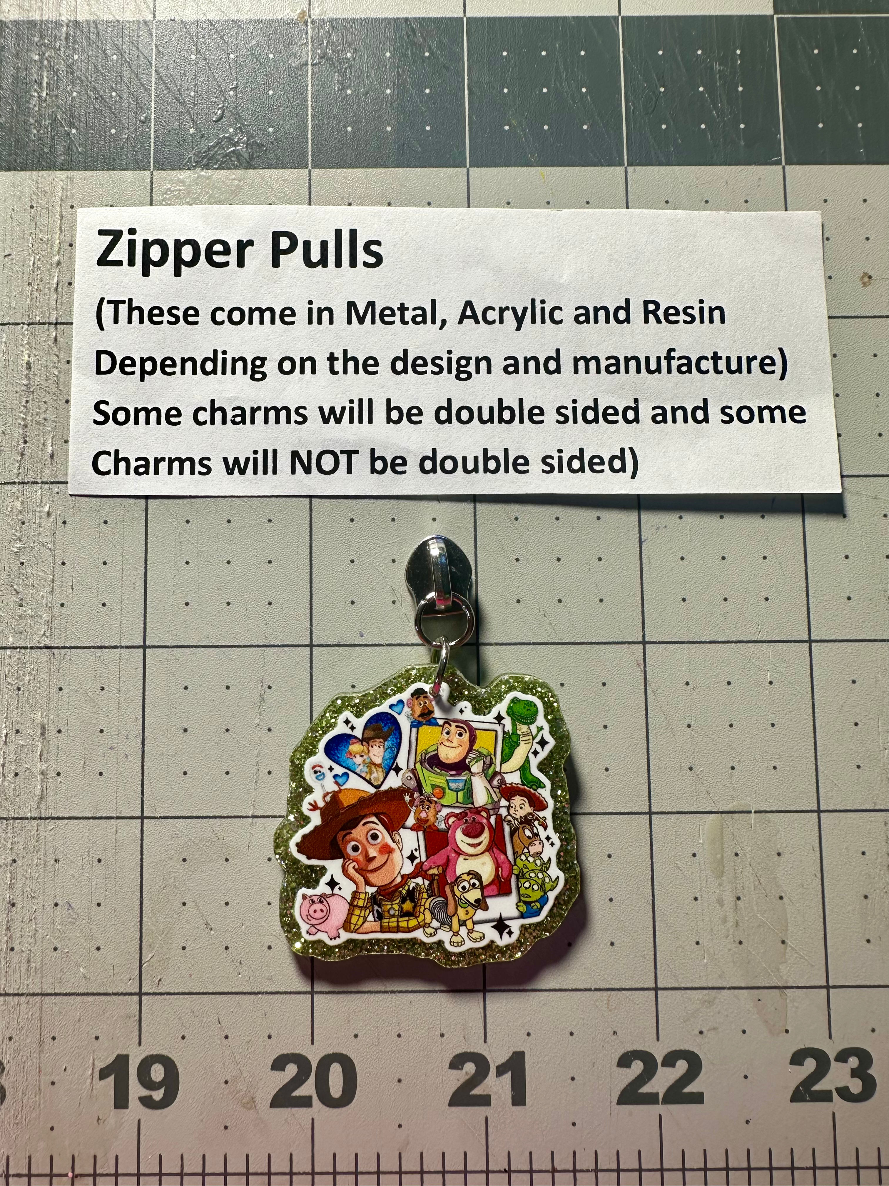Zipper Pull- Toy Story Crew