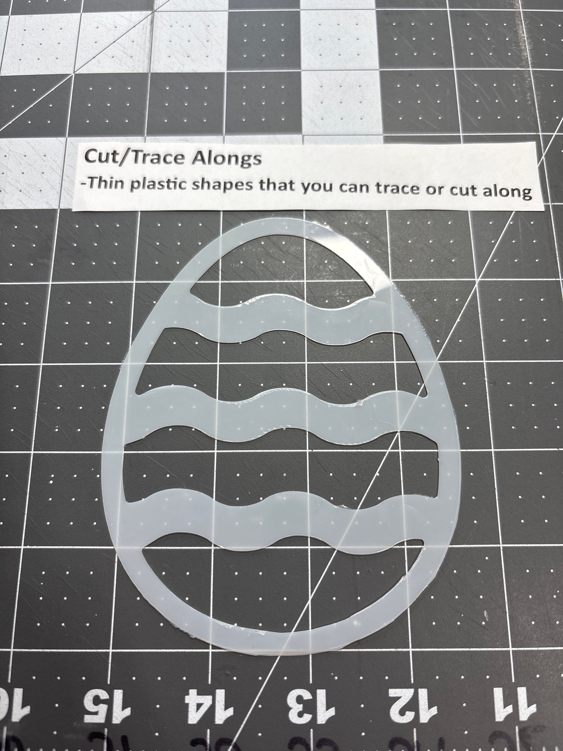 Cut Along- Easter Egg