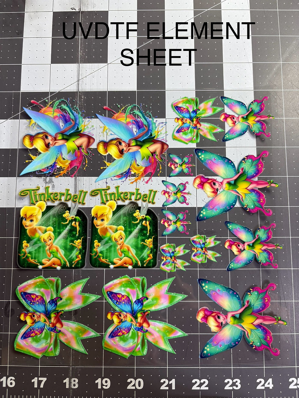 UVDTF ELEMENT SHEET- Tinker