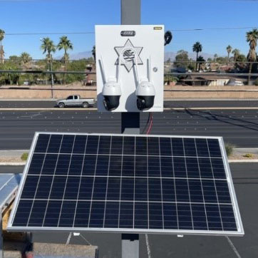 Las Vegas Solar Security Trailers