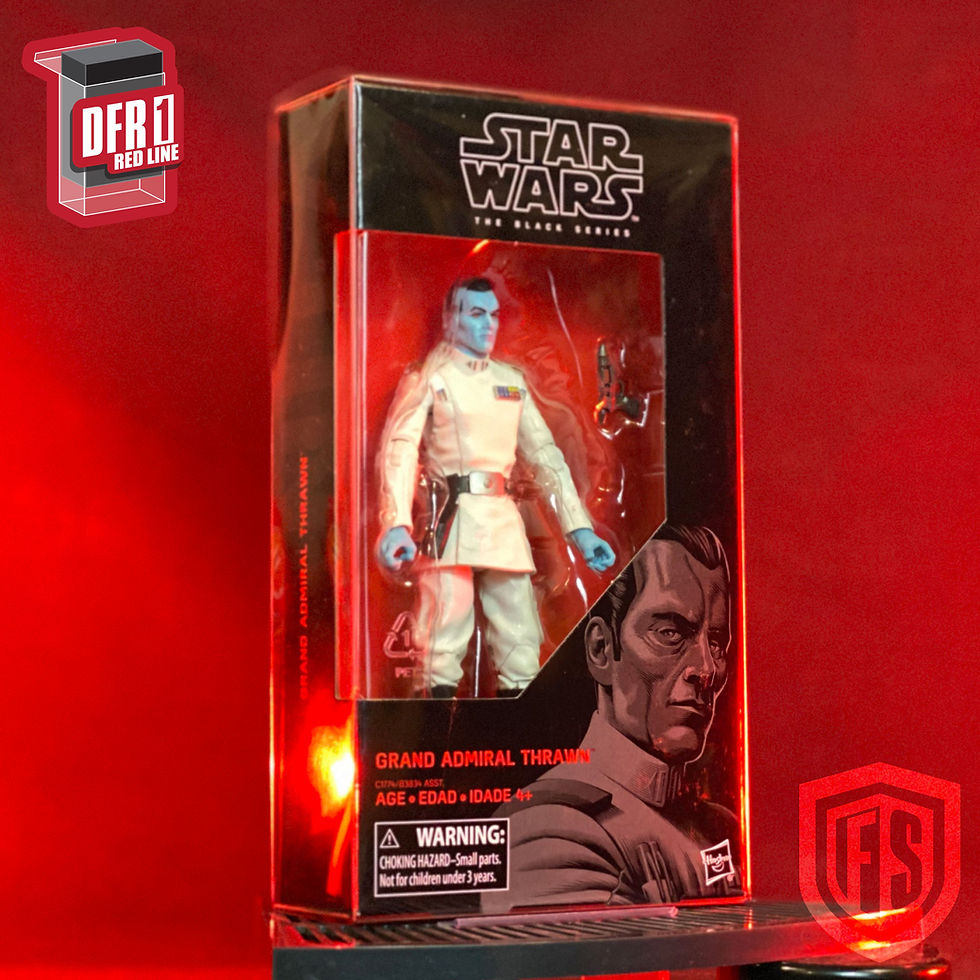 Thumbnail: 25 Pack Deflector Box Red Line Star Wars Black Series FigureShield - DFR-1