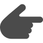 指カーソルのアイコン素材。.png