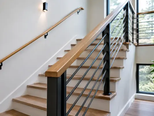 Custom Handrails That Fit the Space and Code