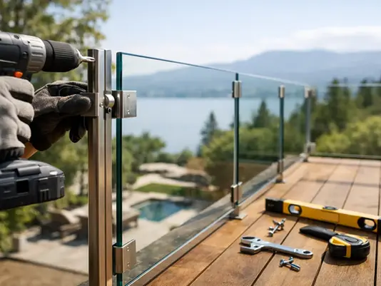 Glass Railing Installation Guide for Safe Decks