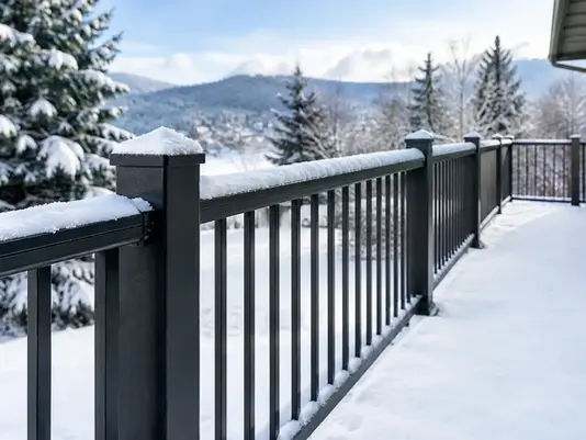 Can Aluminum Railings Withstand Snow? Yes, With Design
