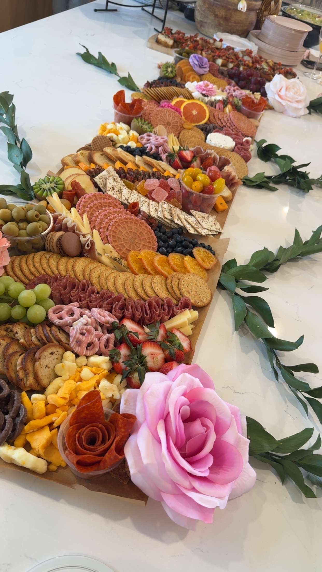 Arranged Food and Objects