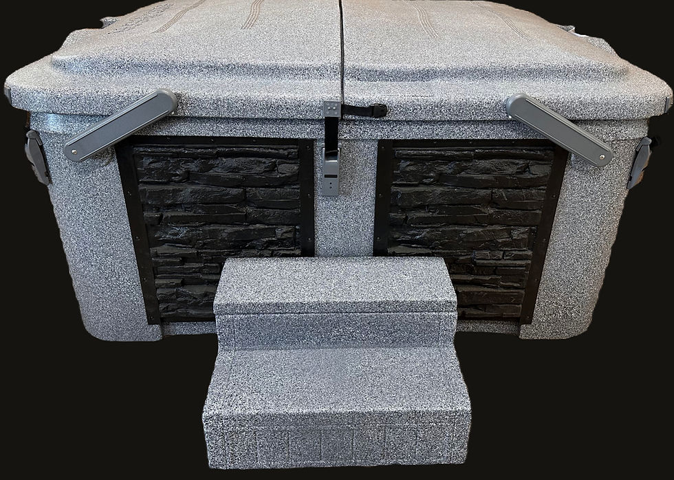 Thumbnail: Spa Storage Step "Matching Spa Colors: Gray, Sand, Harvest"