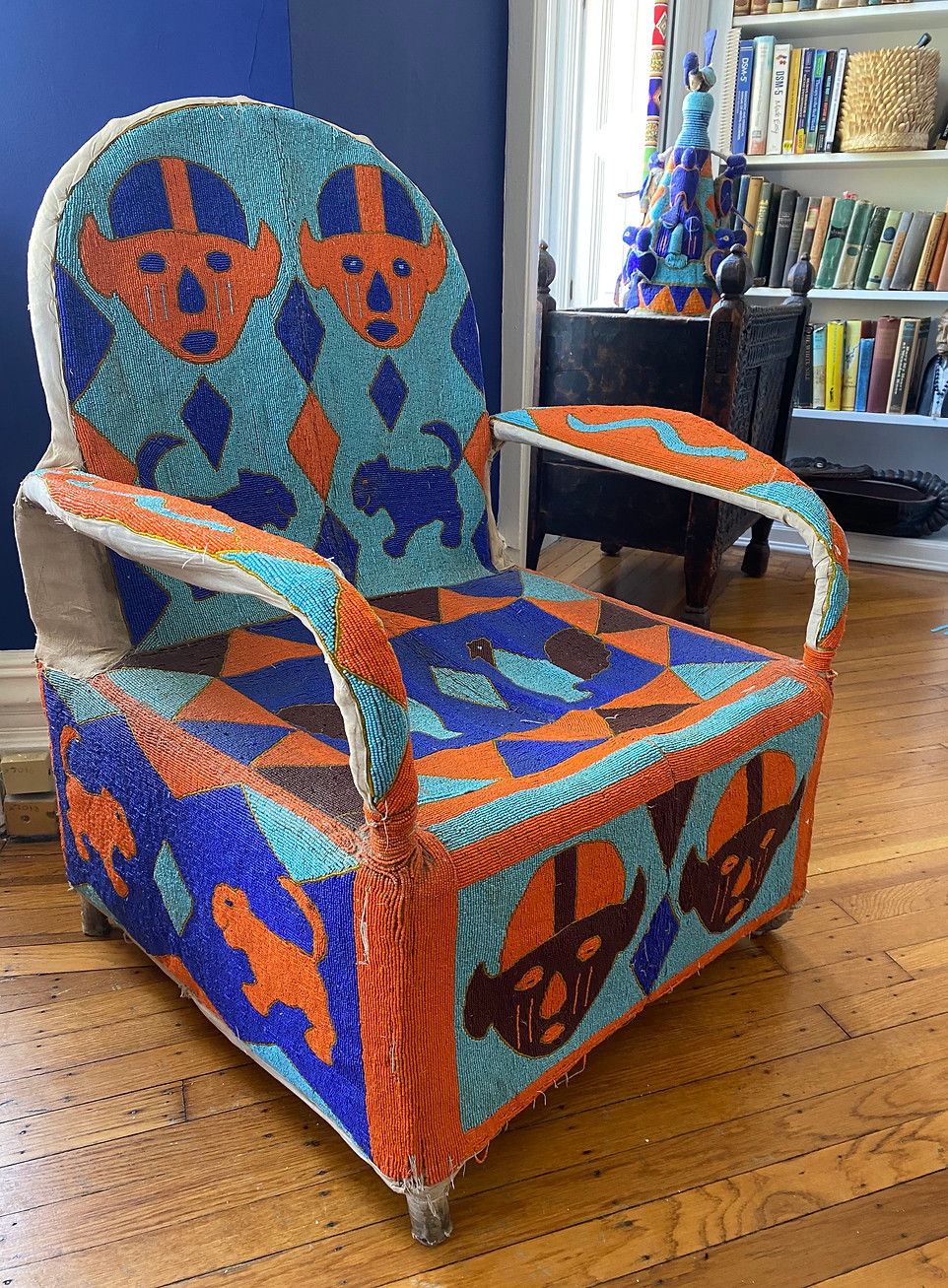multicolored chair