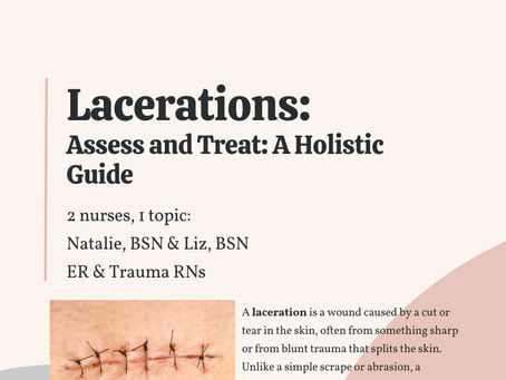 Lacerations: Home Care vs Emergency