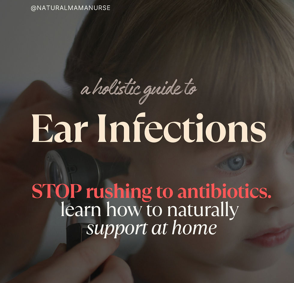 Ear Infections: Holistic Treatment & Support