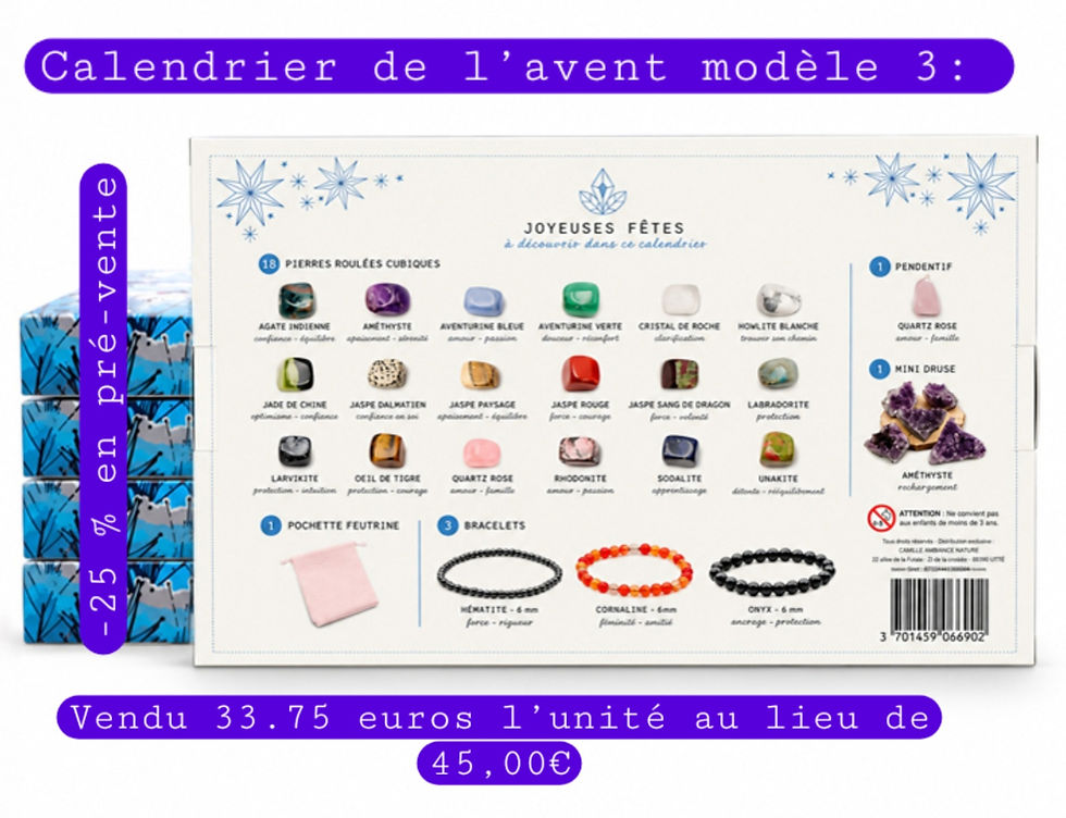 Miniature : Calendrier de l'avent modèle 3