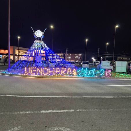 上野原駅前イルミネーションが点灯しました