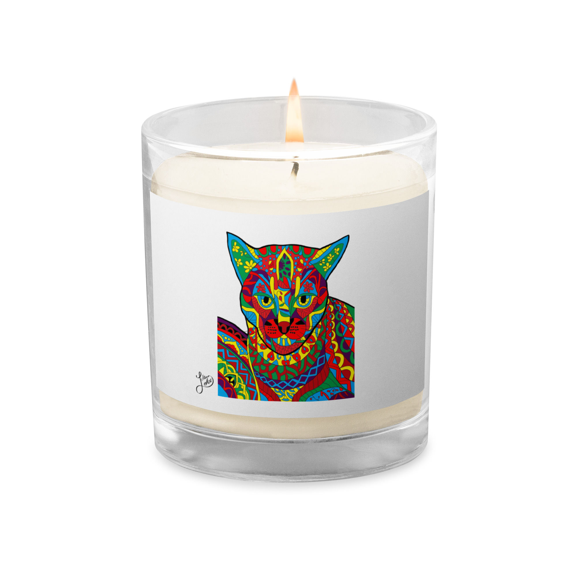 Purr Glass Jar Soy Wax Candle