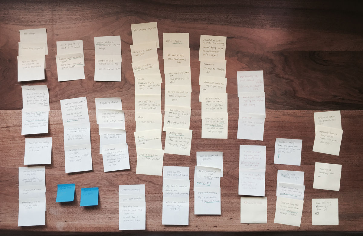 Raw notes from 100+ negative App Store reviews