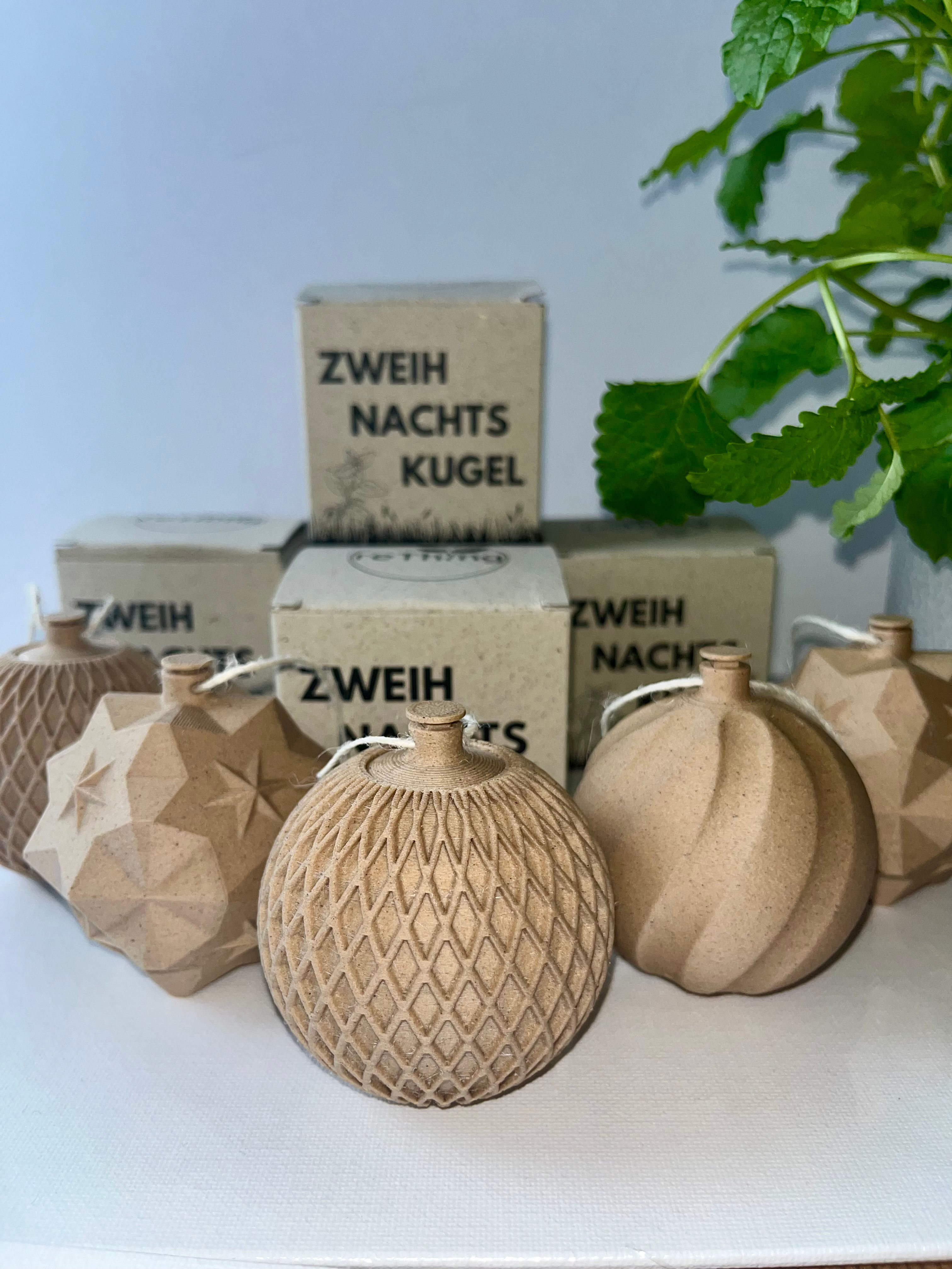 Zweihnachtskugel 5er Set "It's Tea Time"