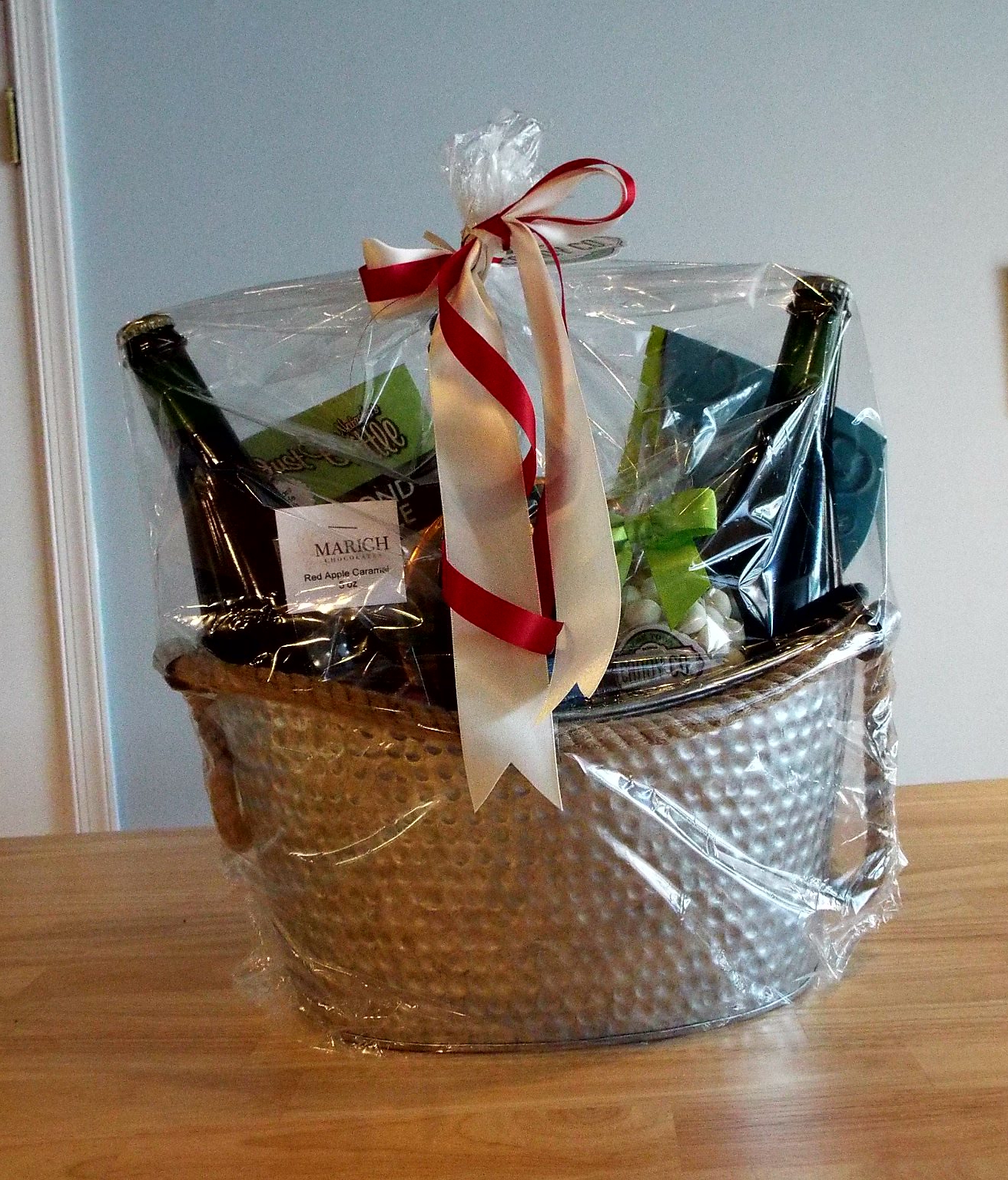 Candy and Wine Gift Basket