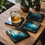 Thumbnail: Labradorite Stone Coaster Set