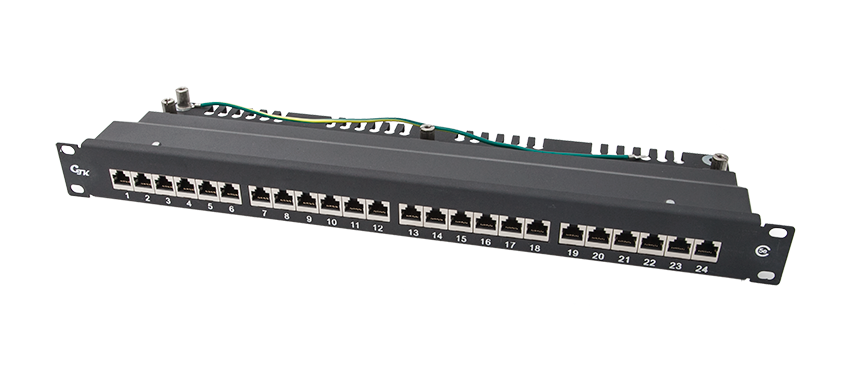 1U 24 Ports Modular FTP Patch Panel | CTK Contact