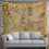 Thumbnail: Apiawa Vintage Map of Middle Earth Tapestry Re-tro Middle Earth Map Poster Tape