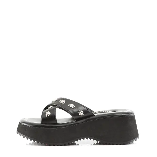 תמונה ממוזערת: Demonia Platform Sandal Skull