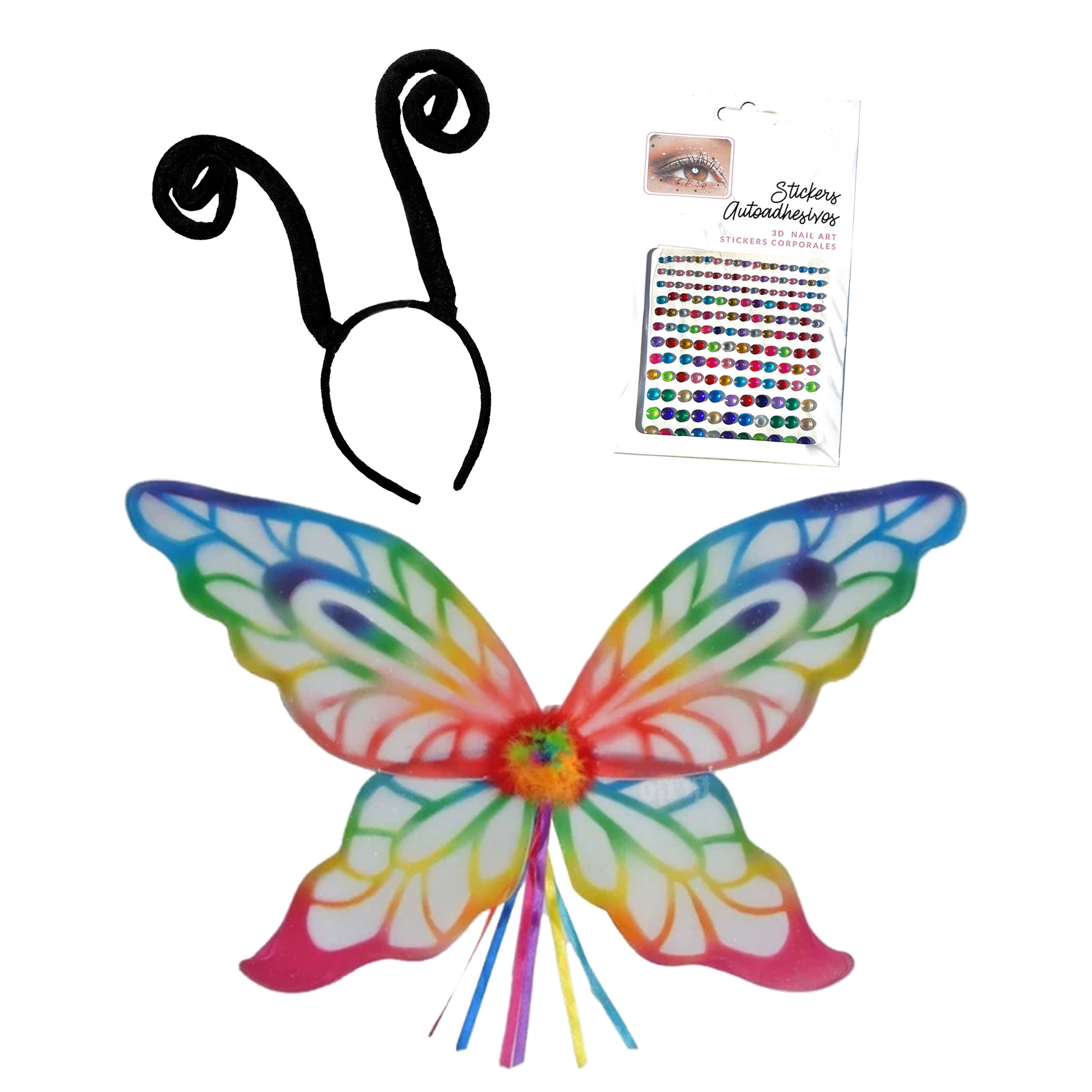 סט פרפר צבעוני