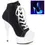 תמונה ממוזערת: Pleaser Sneaker Black Ankle Boots