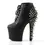 תמונה ממוזערת: Pleaser Spiky Black Ankle Boots