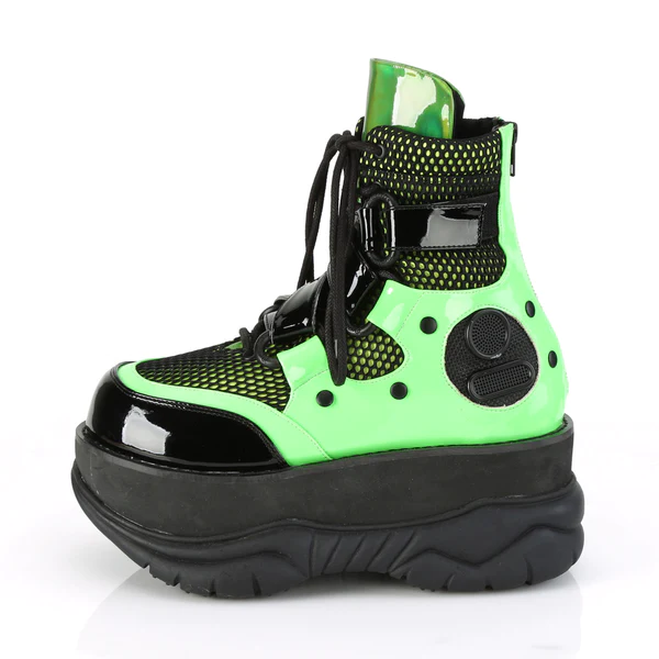 Thumbnail: Demonia Neptune Neon Green Platform