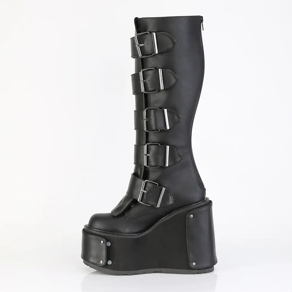 תמונה ממוזערת: Demonia Black Transformer Interchangeable Platform Boots