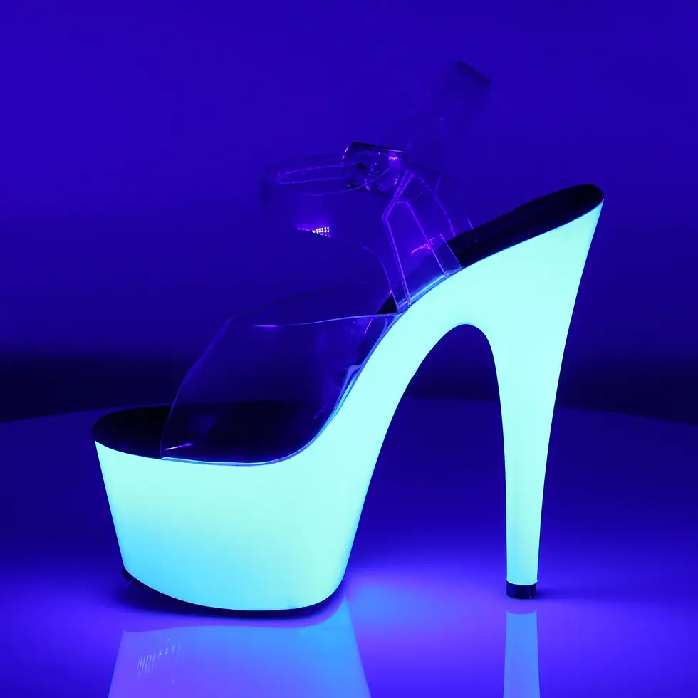 תמונה ממוזערת: Pleaser White UV Heels