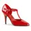 תמונה ממוזערת: Pleaser Red T-Strap Heels