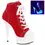 תמונה ממוזערת: Pleaser Sneaker Red Ankle Boots