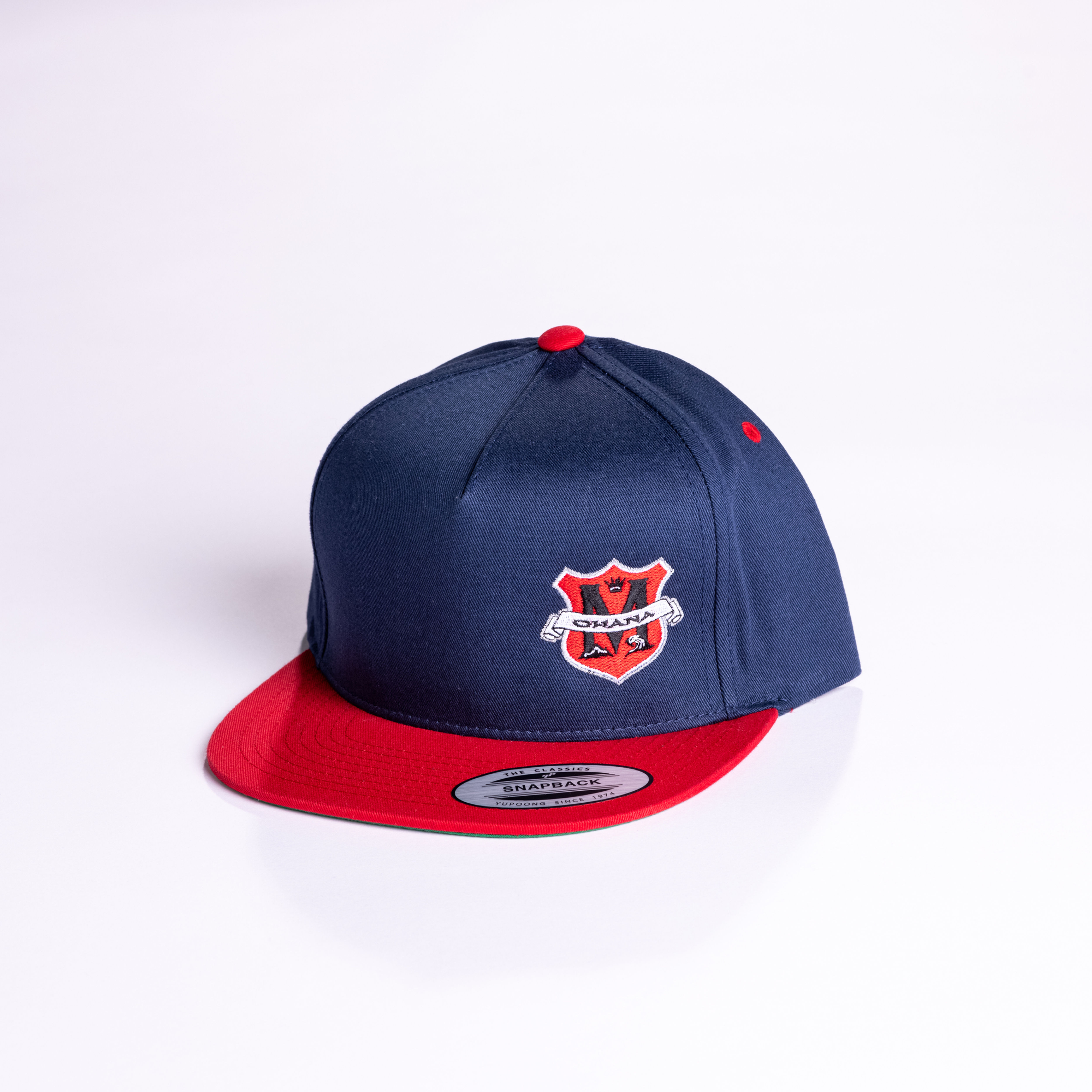 Navy Red Snapback