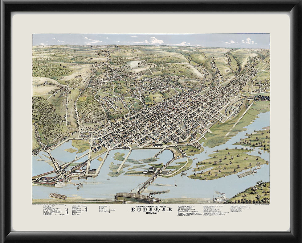 Dubuque, Iowa 1872