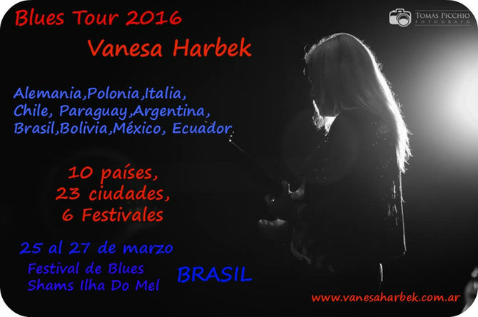 Vanesa Harbek Blues Tour 2016
